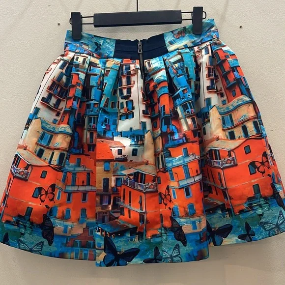 Alice + Olivia Venetian Butterfly Paradise Skirt - Picture 3 of 7